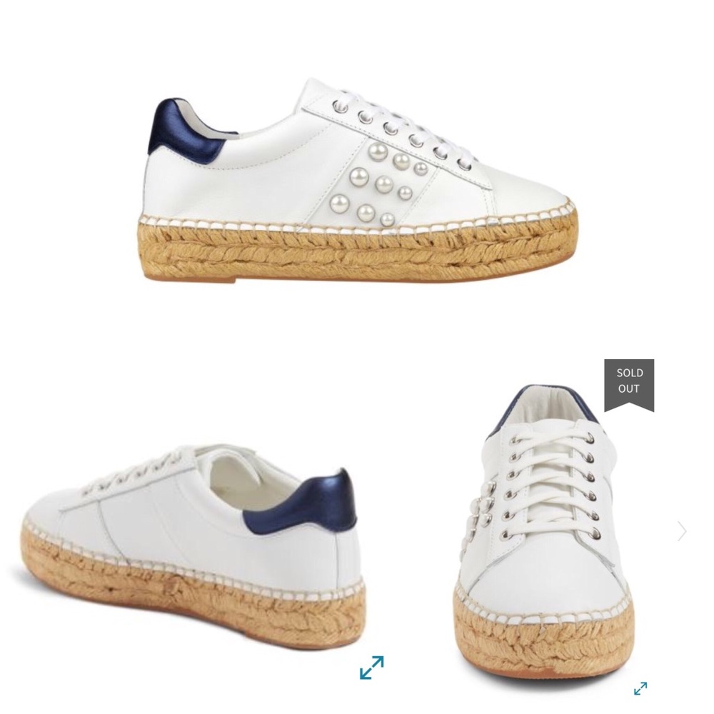 MARC FISHER Marge Espadrille Platform Stud Sneaker
